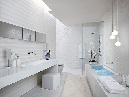 Большие Ванные Комнаты Дизайн Фото В Доме
