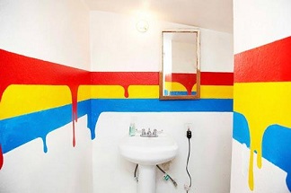креативная покраска ванной