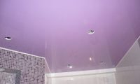 Проблемы натяжных потолков в ванной по отзывам людей