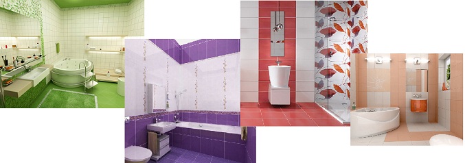 цветовые решения для ванной